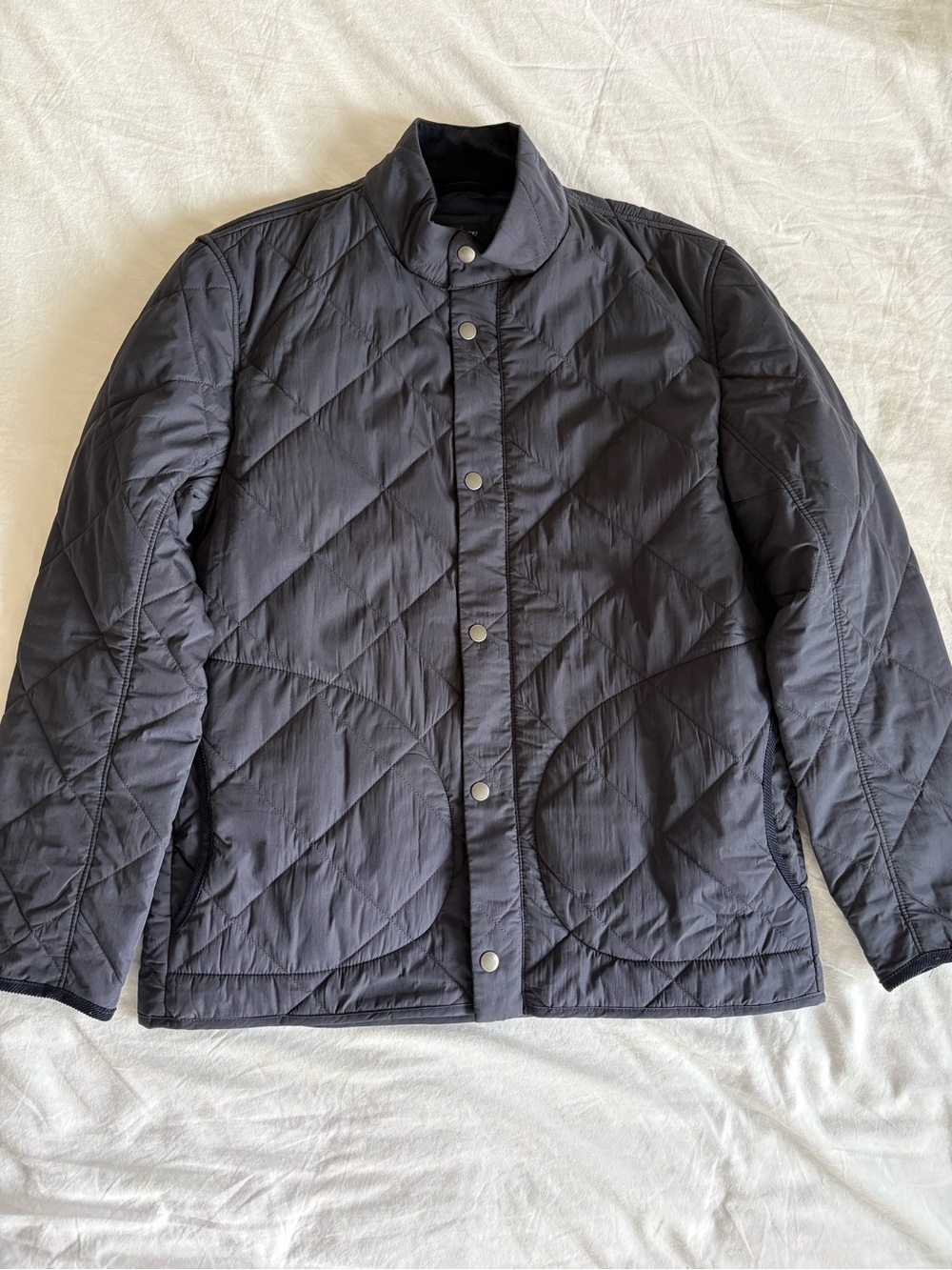 J. Crew Sussex quilted jacket navy